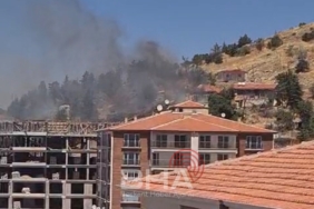 Ankara'da gecekonduda çıkan yangın söndürüldü 31 Başkent Haber Ajansı